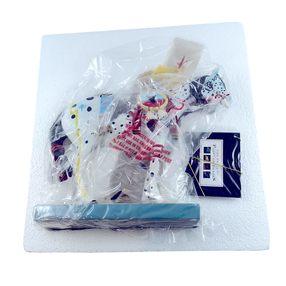 The Trail of Painted Ponies WAR PONY #1452 Resin Fig. Retired in 5/2007 - Picture 10 of 11